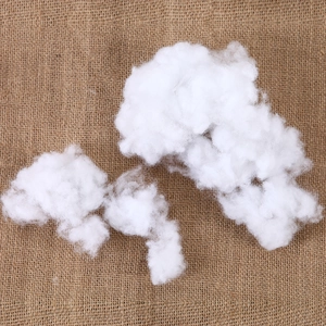 Premium white fiber stuffing for Christmas tree snow decoration and DIY plush toys