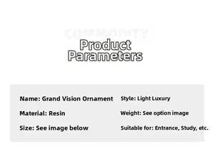Detail specifications of Nordic resin angel wing ornament for home and office decor