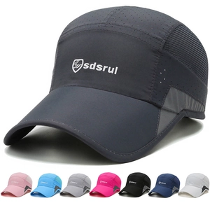 Baseball Cap Quick-Dry Polyester Mesh Breathable Sun Protection Adjustable Outdoor Sports Lightweight Sunshade Hat