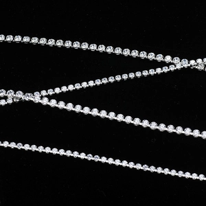 Hip hop silver stainless steel iced out bracelet with sparkling round clear zircons