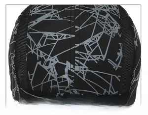 Detail of the quick-dry baseball cap featuring mesh panels and precise top stitching