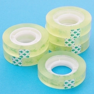 Transparent Stationery Adhesive Tape PVC Clear Sticky Tape For School Office Student Gifts