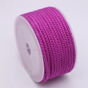 3mm purple pineapple thread roll for DIY jewelry making and woven bracelets