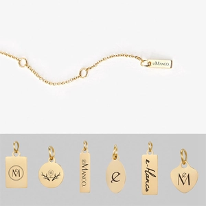 Pendentifs en acier titane doré poli en formes de cœur et carré pour bijoux DIY