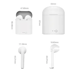 I7mini auriculares Bluetooth inalámbricos TWS blancos comparativa con estuche de carga