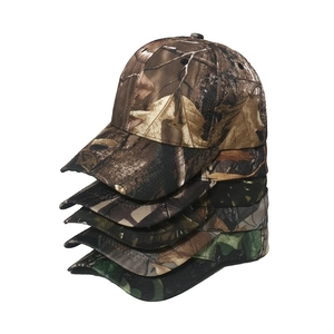 Outdoor Camouflage Baseball Cap Polyester Tactical Bionic Print Hat For Men Fishing Hunting Sun Protection Curved Brim
