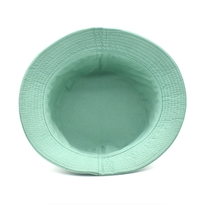 Chapeau bob en coton vert menthe avec coutures parallèles pour la protection solaire extérieure