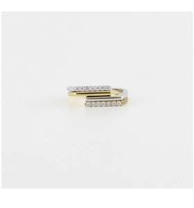Detailed close-up showing the S925 hallmark on a four-layer stacked silver ring