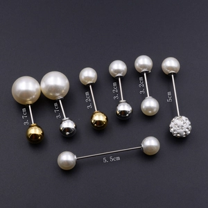 Lot de broches en perles et métal de tailles variées pour ajuster les vêtements et la taille
