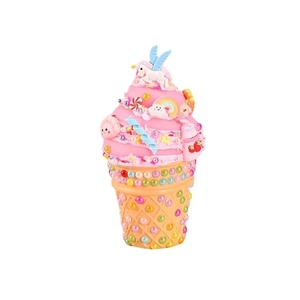 DIY cream glue ice cream night light kit with unicorn and rainbow decorations