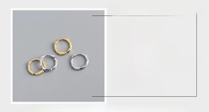 S925 sterling silver twisted ear cuffs in gold and silver finish with detailed measurements