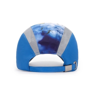 Vue arrière casquette dinosaure pour enfants avec filet et sangle réglable en métal