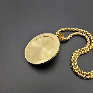 Pendaglio egiziano Faraone Tutankhamon in acciaio inossidabile placcato oro hip-hop