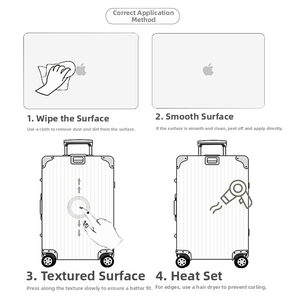 Guide for applying waterproof Christmas stickers on smooth and textured surfaces