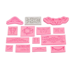 13-teiliges Set aus Silikonformen mit europäischem Relief und Engeln für DIY-Harz und Backen