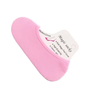 Pink ultra-thin candy-colored invisible velvet magic socks for women and children