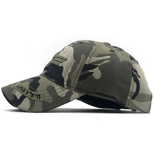 Casquette de baseball camouflage avec broderie U.S. ARMY et style tactique militaire