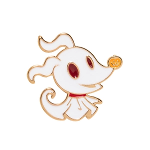 Disney Zero fantasma smaltato spilla broche Halloween simpatico cartone animato badge accessori