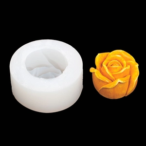 3D rose flower silicone mold for chocolate cake decoration and scented aromatherapy crafts