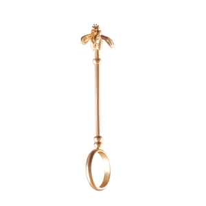 Creative gold bee cigarette holder ring accessory for men and women made of metal