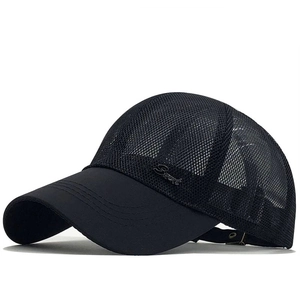 Casquette De Baseball En Maille Respirante Coton Protection Solaire Chapeau Sport Extérieur Réglable Hommes Et Femmes