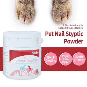 Pet Styptic Powder Fast Clotting Hemostatic Treatment For Dog Cat Nail Bleeding Professional Grooming Health Care