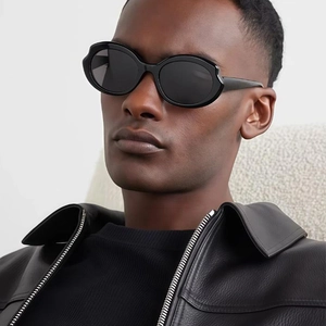 Oval Sunglasses Retro Y2K Wave Irregular Frame PC Material UV400 Protection Fashion Eyewear Men Women Unisex
