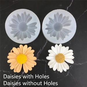 Daisy Flower Silicone Mold For Resin DIY Jewelry Making Crafting Baking Tool Decorative Chocolate Clay Casting Novelty