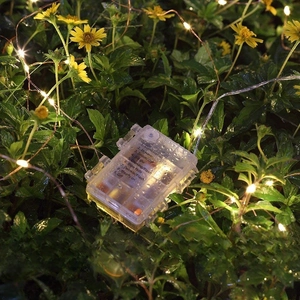Waterproof IP65 battery box with remote for outdoor LED copper wire fairy lights