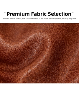 Close-up of deep brown pebbled leather material with fine texture and oily finish