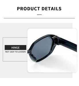 Detail of durable reinforced hinges on vintage square sunglasses for a secure fit