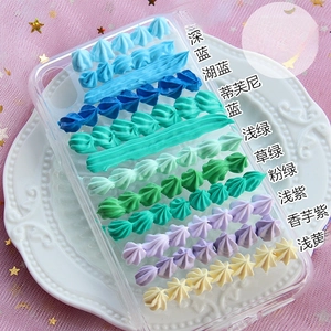 Tabella colori dettagliata della colla crema decoden fai-da-te su custodia per cellulare