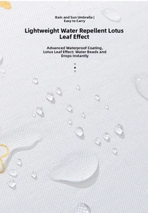 Macro detail of the high-tech waterproof fabric showing lotus effect water droplets