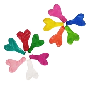 Colorful macaron heart balloons made of latex for wedding and birthday party decorations