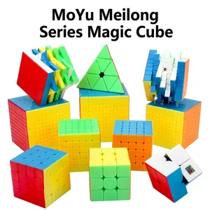 Professional Speed Cube Puzzle Toy Educational Brain Teaser ABS Plastic Smooth Turning Pyramid Geometric Patterns Stress Relief