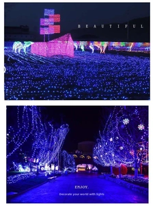 Outdoor waterproof LED fairy lights for tree decoration and landscaping in mixed colors