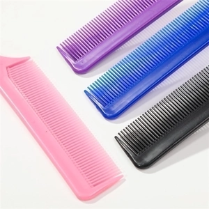 Set di quattro pettini colorati per colpi di sole in plastica con punta in acciaio