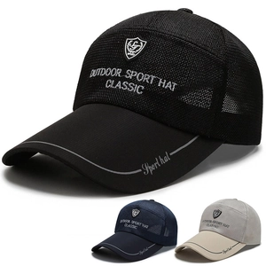 Mesh Baseballkappe Atmungsaktiv Sonnenschutz Outdoor Sport Hut Klassische Stickerei Verstellbar Für Herren Damen