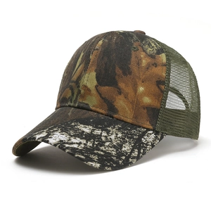Berretto da Baseball Mimetico Cappello Trucker in Rete Traspirante per Uomo Donna Sport all'Aria Aperta Protezione Solare Regolabile Tattico Caccia Pesca