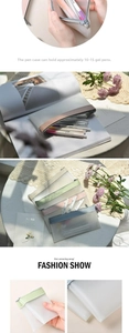 Detailed close-up of high-capacity frosted pencil cases in Morandi color palette