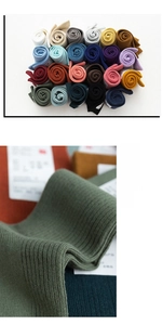 Detailed close-up of colorful vertical ribbed knit texture on soft cotton socks