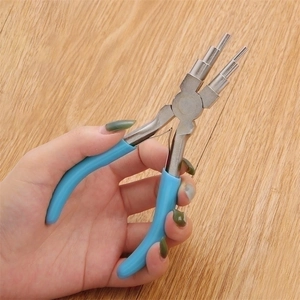 6-in-1 multi-size wire looping pliers for jewelry making and wire wrapping crafts