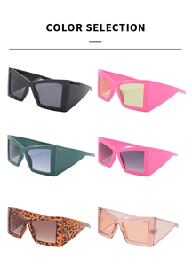 Sélection de couleurs pour lunettes de soleil papillon oversize avec six montures stylées