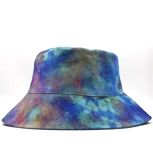 Bunter Batik-Anglerhut für Damen aus dickem Baumwoll-Twill im angesagten Hip-Hop-Streetstyle