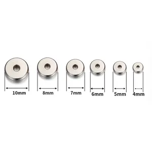 Stainless steel spacer beads for DIY jewelry making in sizes from 4mm to 10mm