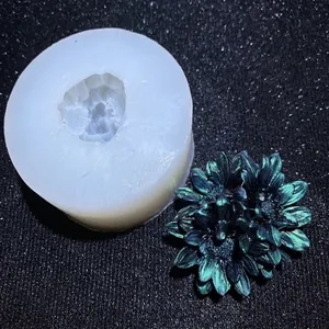 DIY Sonnenblumen Silikonform für Harzguss mit detaillierter Textur und Gussform Set