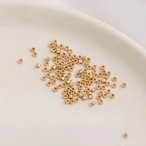 14K gold plated 1.6mm Japanese seed beads for handmade DIY jewelry crafting sets