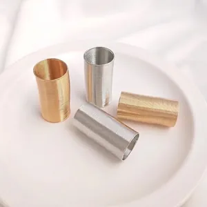 Anneaux en Fil à Mémoire pour Création de Bijoux DIY Apprêts de Bijouterie en Cuivre Plaquage Or Accessoires de Base pour Bagues