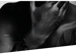Detailed close-up of heavy bike chain bracelet for men with premium electroplated finish