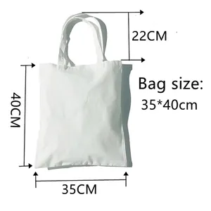 White cotton Palestine tote bag with 35x40cm large capacity and durable shoulder straps